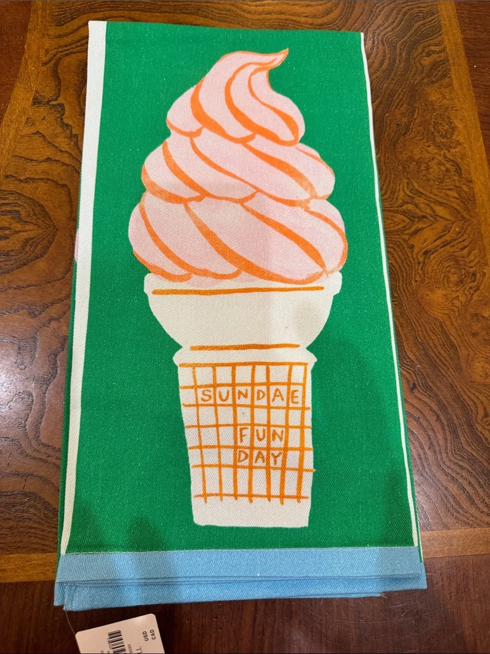 Sundae Funday Kitchen Towel